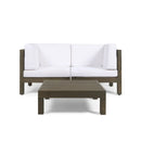 Oana - 3 Piece Loveseat Set With Coffee Table by HouseOfZazla