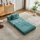 Convertible Floor Sofa Bed With Fixed Shape Frame For Living Room by HouseOfZazla