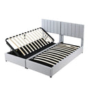 Upholstered Platform Bed With A Hydraulic Storage System by HouseOfZazla