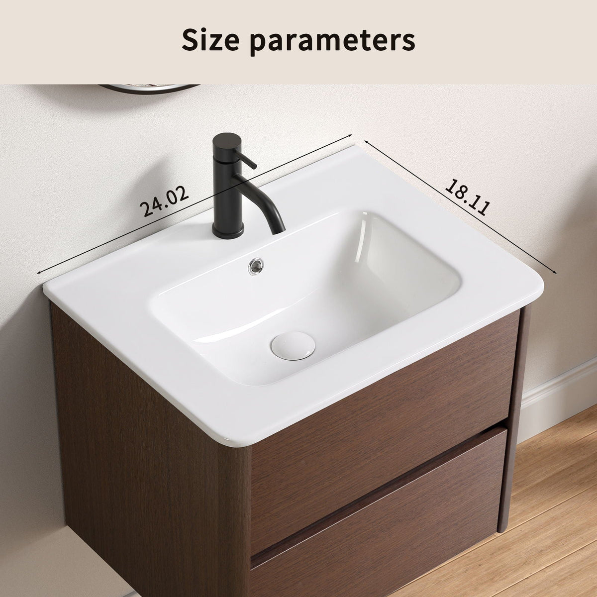 Vessel Sink Top With Overflow Drain - Milk White, photo 8 of 8