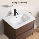 Vessel Sink Top With Overflow Drain - Milk White by HouseOfZazla