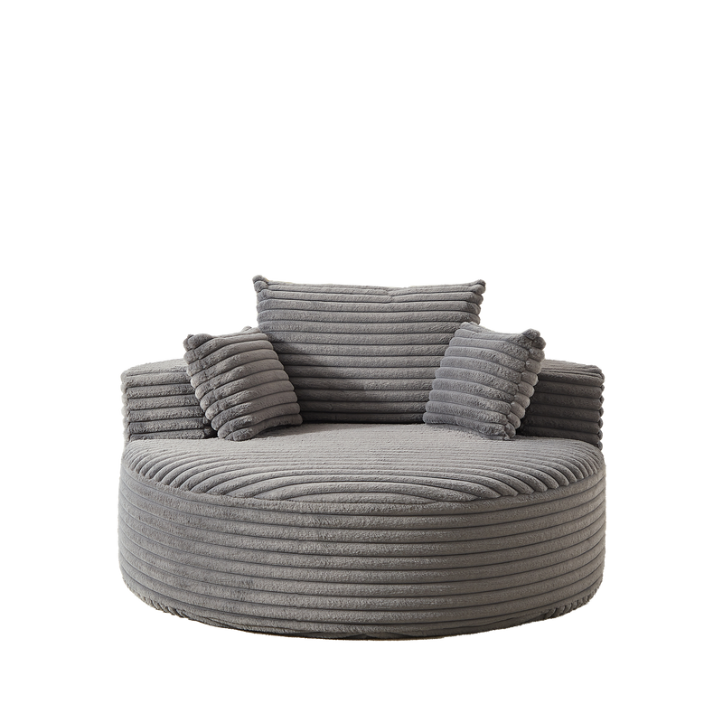 55' Corduroy Sponge Single Sofa, photo 7 of 10