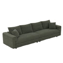 4 Seat Sofa, Deep Seat Couches With Soft Pillows by HouseOfZazla