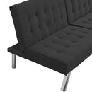 Modern Sofa Bed With Wood Frame And Stainless Legs by HouseOfZazla