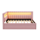 Upholstered Platform Bed With USB Ports And LED Belt by HouseOfZazla