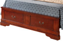 Upholstered Panel Sleigh Bed Design by HouseOfZazla
