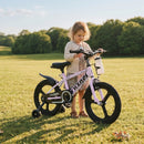 16-18 Inch Kids Bike with Training Wheels and Adjustable Seat
