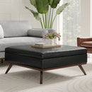 Owen - Multifunctional Square Coffee Table Storage Ottoman by HouseOfZazla