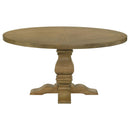 Round Dining Table Set With Upholstered Chairs