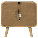 Winston - 2 Drawer Nightstand - Ash Brown by HouseOfZazla