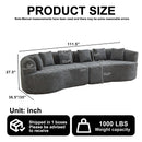 Curved Sectional Sofa - Oversized Modern Design