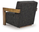 Dorney - Accent Chair - Charcoal / Brown by Unique Piece Furniture
