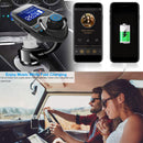 iMounTek Car Wireless FM Transmitter Fast USB Charge Hands-free Call Car MP3 Player AUX Input
