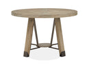 Ainsley - Round Dining Table - Cerused Khaki