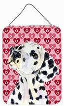 Dalmatian Hearts Love and Valentine's Day Portrait Wall or Door Hanging Prints