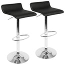 Ale - Contemporary Adjustable Barstool (Set of 2) by HouseOfZazla