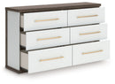 Kendanport - Six Drawer Dresser by Unique Piece Furniture
