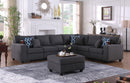 Cooper - Comfort Sectional Sofa With Ottomans And Cupholder by Unique Piece Furniture