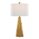 Pompeii - Contemporary Table Lamp - Gold / White by HouseOfZazla