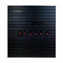 PVC Slatwall Panel Kit, 4x4ft Garage Wall Storage System