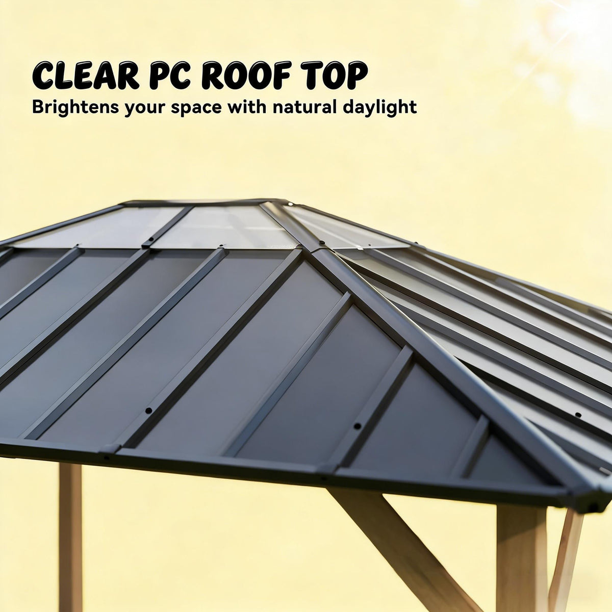 Spacious Outdoor Hardtop Gazebo, photo 3 of 8