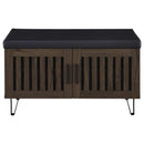 Clackamas - 2 Door Storage Bench With Padded Seat