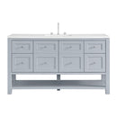 James Martin Breckenridge 60" Single Bathroom Vanity, Serenity Blue
