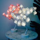 Decorative Flower Lamp with Soft Warm Light for Home Interiors
