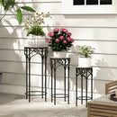 Decorative Flower Display Holder with Ceramic Top for Patio by DirectDeals