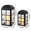 Set of 2 10.5&14''H Decorative Candle Lanterns