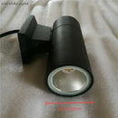 Modern black cylindrical 10w light wall outdoor porch spotlight by Decorbites