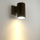 Modern black cylindrical 10w light wall outdoor porch spotlight by Decorbites