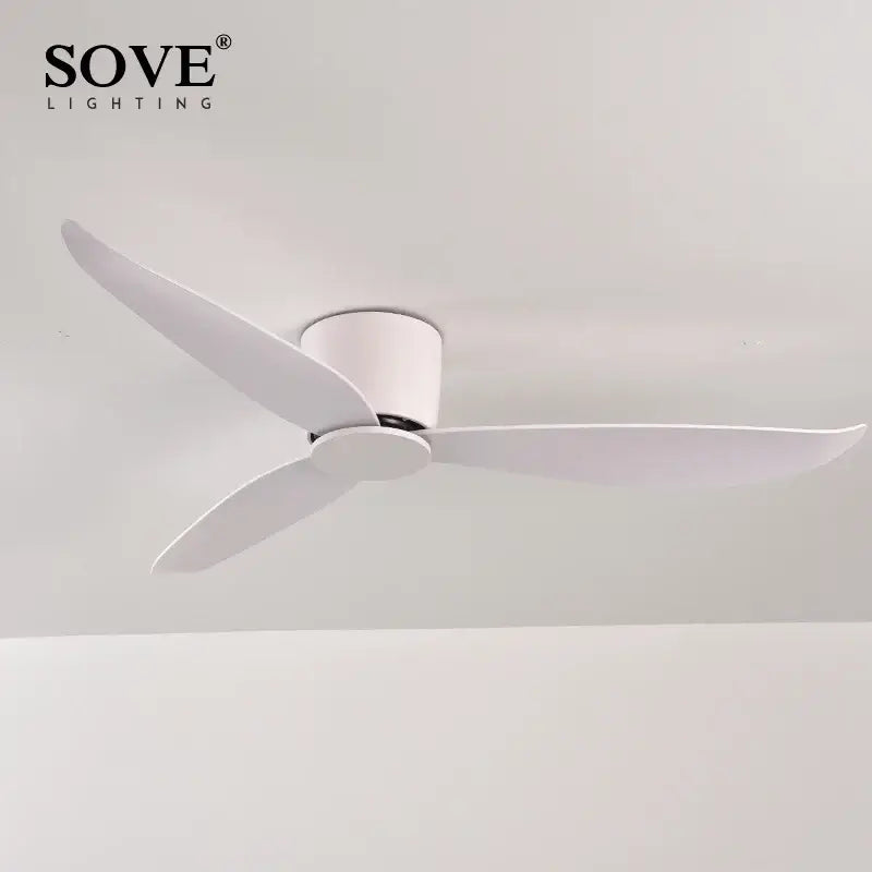 GobekUsa 17cm White DC Ceiling Fan with Remote Control - Simple and Ultra Thin, photo 10 of 14