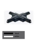 Modern black & white aluminum track rail spotlight fitting kitchen by Decorbites