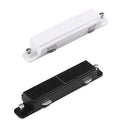 Modern black & white aluminum track rail spotlight fitting kitchen by Decorbites
