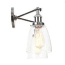 GobekUsa 2 Head LED Wall Lamps Iron Glass Bedroom Stair Light Fixtures