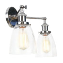 GobekUsa 2 Head LED Wall Lamps Iron Glass Bedroom Stair Light Fixtures