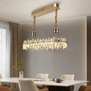 GobekUsa 2024 High-End Villa Crystal Chandelier with Hollow Design for Luxurious Living Rooms