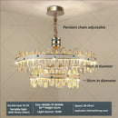 GobekUsa 2024 High-End Villa Crystal Chandelier with Hollow Design for Luxurious Living Rooms