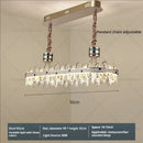 GobekUsa 2024 High-End Villa Crystal Chandelier with Hollow Design for Luxurious Living Rooms