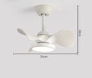 GobekUsa 22" Children Room LED Ceiling Fan Light Remote Control Small Fan Lamp