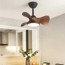 GobekUsa 22" Children Room LED Ceiling Fan Light Remote Control Small Fan Lamp