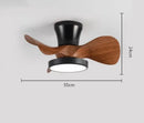 GobekUsa 22" Children Room LED Ceiling Fan Light Remote Control Small Fan Lamp