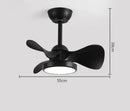 GobekUsa 22" Children Room LED Ceiling Fan Light Remote Control Small Fan Lamp