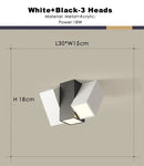 GobekUsa 22W Dimmable Square LED Ceiling Spot Light for Indoor Lighting