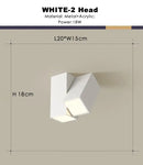 GobekUsa 22W Dimmable Square LED Ceiling Spot Light for Indoor Lighting