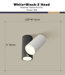 GobekUsa 22W Dimmable Square LED Ceiling Spot Light for Indoor Lighting