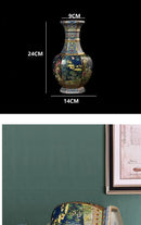 GobekUsa 24cm Antique Ceramic Vase for Home Decor