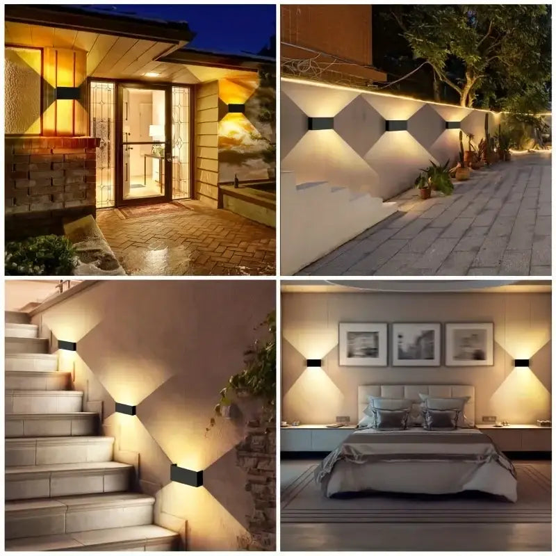 GobekUsa 24W LED Wall Light Up Down Adjustable Beam Cold IP65 Modern, photo 5 of 6