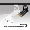 GobekUsa 25W Dimmable LED Spotlight: Adjustable Beam Angle, High Quality Track Lighting